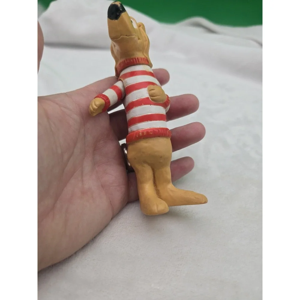 Vintage Beauregard Hound Soft Vinyl‎ Rubber Toy Figure (Walt Kelly 1969)